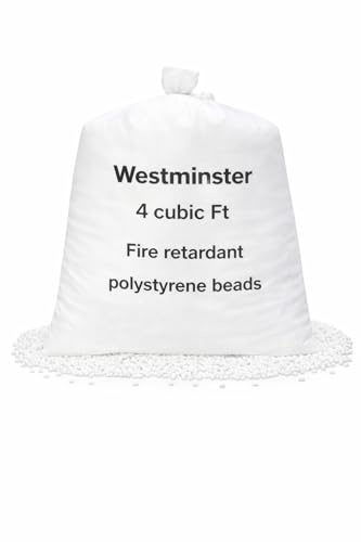 Bean Bag Filling Refill Booster Polystyrene Extra Beads Top Up Bag Beans Balls Various Sizes (4 Cubic Feet)