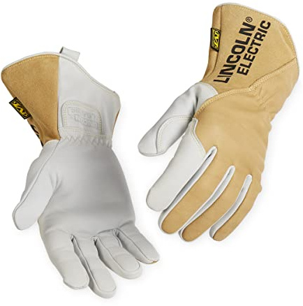Lincoln Electric MX Series Premium TIG Welding Gloves - Large, Tan