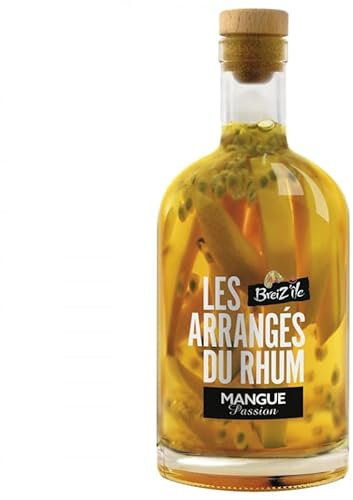 Breiz'Ile - Les arrangés du rhum - Mangue/Passion - Punch au rhum - 28,0% Vol. 70cl
