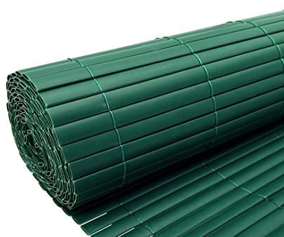 Outgarden UV-stabile PVC Sichtschutzmatte 1500x100 cm | Witterungsbeständig & Schnelltrocknend | Grün | Für Balkon & Garten