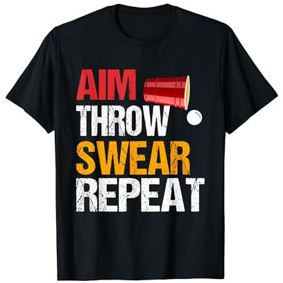 Beerpong Herren Bier Pong Bierpong T-Shirt