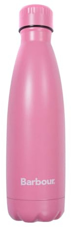 Barbour Bouteille d'eau isotherme en métal rose 500 ml – 9 heures chaude/24 heures froide