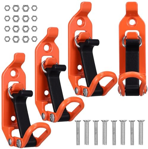 BESTonZON 4pcs Roof Rack Mount Mount Kit Holder for Truck Sturdy Zinc Alloy Construction Easy Install
