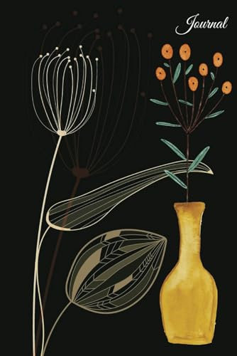 Plants and Vase Journal: Notebook or Diary