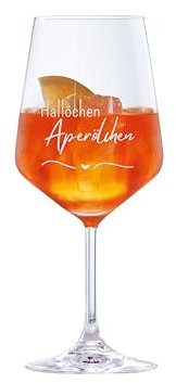 Spiegelau & Nachtmann Style Aperol Glas 630ml mit Gravur Hallöchen Aperölchen – APEROL SPRITZ Liebhaber – Made in Germany - Geschenkidee (Aperol, Aperölchen)