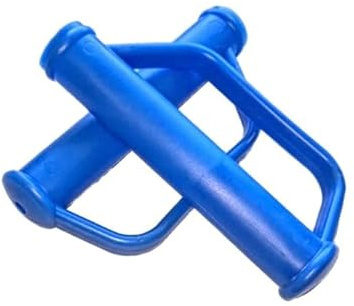 GPE 2X Ersatzgriff Sackkarrengriff Griff Sackkarre Schubkarre Karre - 25mm BLAU