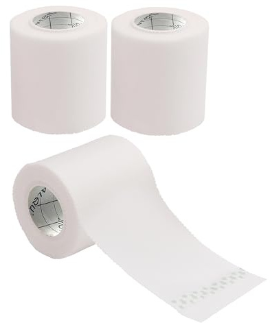 Silk Like Medical Tape - Durable Cloth Medical Tape - 2in x 10yd, 3 Rolls - Surgical Tape Woven for Strongly Holding Large Dressings, Securing Splints, and Ideal for Long-Term Care