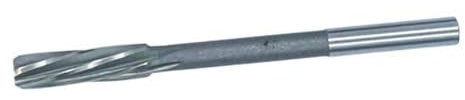 KIRANDY HSS-Maschinenreibahle mit geradem/kegeligem Schaft und Spiralnuten, 4–44 mm Durchmesser, hochpräzise Reibahle aus weißem Stahl H7(4MM-H7 straight handle)