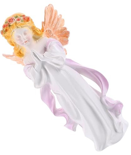 Ciieeo Angel Little Angel Zuhause Engel Ornamente Figuren Desktop-Engel-Skulptur -Engel-Statue Engel Dekorationen Harz-Engel-Handwerk Heimdekorationen Harz-Engel-Dekoration