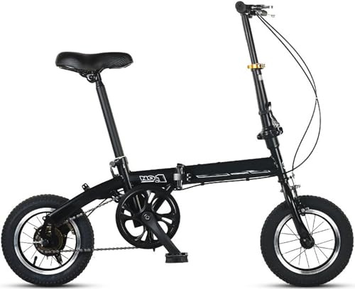 LETIANZG 12 Zoll Klapprad for Erwachsene und Jugendliche, Klapprad mit Einstellbarer Höhe, faltbares Stadtrad lässt Sich in 10 Sekunden leicht zusammenklappen, faltbares Campingrad(A,16in)