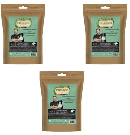 Fresco Martin Rütter Trainingsknöchelchen Vegan | 3er Pack | 3 x 150 g | Ergänzungsfuttermittel für Hunde | Natürlicher Monoproteinsnack auf pflanzlicher Basis | Als Belohnung