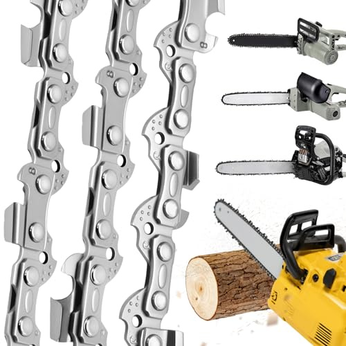 MospdyGear 3 Artikel 3/8 1,1 mm 52 TG 35 cm Sägeketten, Ersatz für Dolmar PS-32C, Bosch AKE35, Makita UC3541A DUC353Z, Husqvarna 436Li