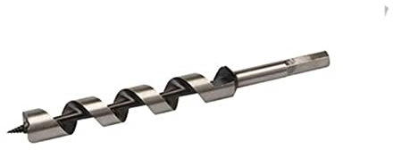 Dapetz ® Auger Bit 22 X 235mm - Hand Tools Holes Cutting Hex Shank Drill Wood Drill Bit Hex Shank Joiner Carpenter Fast Cut Threaded Point, Hardened High Carbon Steel