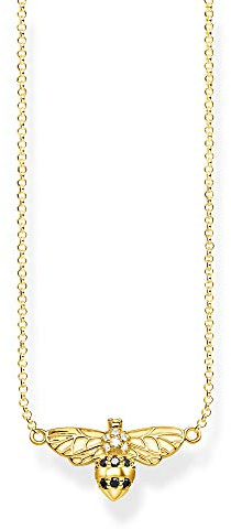 THOMAS SABO Kette Biene 925er Sterlingsilber; 750er Gelbgold Vergoldung KE1866-414-7