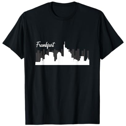 Frankfurt Skyline T-Shirt Frankfurt Stadt T-Shirt