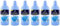 Paglieri Felce Azzurra Lot de 6 flacons d'adoucissant concentré Parfum Classico 600 ml