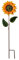 BELUAPI Metal Sunflower Windmill,Flower Wind Spinner with Ground Stake,Vertical Sculpture Stake Wind Spinner Catcher for Outside Yard Garden Lawn Decoration(31in)