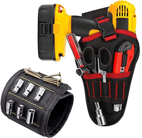 Werkzeuggürtel,Tiuxiu 2PCS Mini Gürteltasche Werkzeug Gartengerätegürtel Werkzeugtasche Gürtelwerkzeugtasche Workertasche Elektriker Beutel