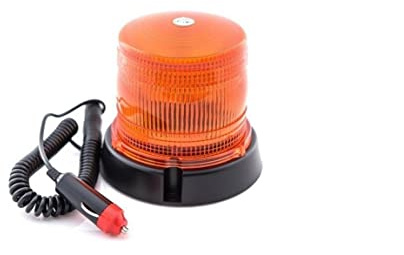 J/J Luce Lampeggiante LED Strobo Arancio Magnetico 12V Segnalazione Emergenza Camion