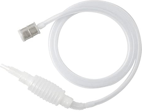 KLEHOPE Weinheber, 1,5 m Trichter mit Schlauch, Siphon Pumpe Lebensmittelechter Silikonschlauch mit Edelstahlfilter, Siphonröhre für Weinbierherstellung, Hausgemachter Wein