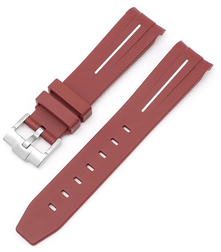 BBZ Weiches Gummiband Neues Silikon-Uhrenarmband Kompatibel mit Omega X Swatch Moon Watches Men Women 20mm Curved End Rubber Wrist Band