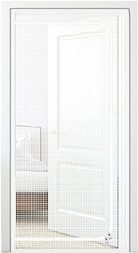 Haustiertür Verbesserte Katzengittertür 90x205cm，haustiersichere Netztür Mit Reißverschluss Auf Beiden Seiten, Freiheit Für Katze Und Hund, Ideal Für Balkontür, Schlafzimmer, Küchentür, Kein Bohren Er