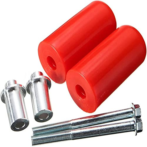 Frame Slider,10mm Universal Large Motorcycle Frame Slider Crash Protection For Yamaha Suzuki Honda(2ps) (Red)