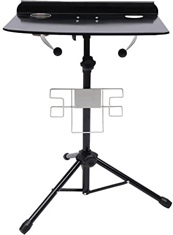 Schwarz Verstellbar Tattoo Workstation Tisch Tattoo Desk Büro Tisch tragbare abnehmbare Tattoo-Studio-Ausrüstung Einstellbare Schreibtisch Tabelle Große