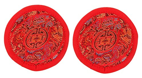 Abaodam 2stücke Nepalese Klangschalenmatte Hochwertiger Handgenähtes -kissen Für Meditation Und Schützendes Schalenpolster Für Klangheilung Und Buddhistische Praktiken