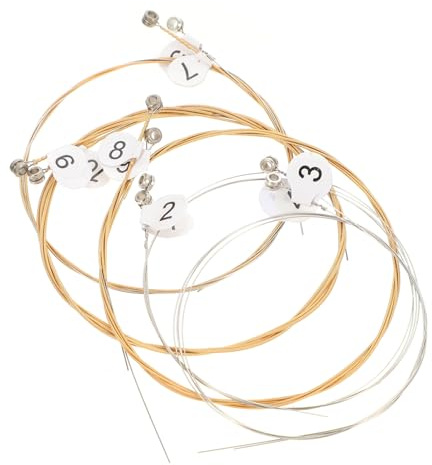 BESTonZON 10 Stück Robuste Lyra Saiten Aus Metall Medium Stärke Einfacher Austausch Für Leier Harfe Beständig Und Resonant