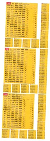 VILLCASE 30blätter Elektrische Schalttafel Aufkleber Selbstklebende Etiketten Für Sicherungskästen Klare Identifikation Von Stromkreisen Für Organisation Und Von Elektrischen Anlagen