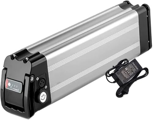 Batterie De Vélo Lithium-ION 48V, E-Bike Batteries 48V 8Ah 10Ah 12Ah 15Ah 18Ah 20Ah 25Ah Batterie De Vélo Électrique, avec 2 Broches pour Moteur 500W, 750W, 1000W avec Chargeur
