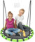 AIYAPLAY Nestschaukel Ø100 cm Tellerschaukel Höhenverstellbare Gartenschaukel bis 150 kg belastbar Langlebig & Wetterfest Kinderschaukel Hängeschaukel Outdoor Indoor für Kinder und Erwachsene