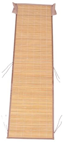Gatuida Cuscino Rinfrescante Per Sedile in Bambù Pieghevole Per Con Cinghie Fissaggio Comfort Traspirante Per Ufficio e Relax