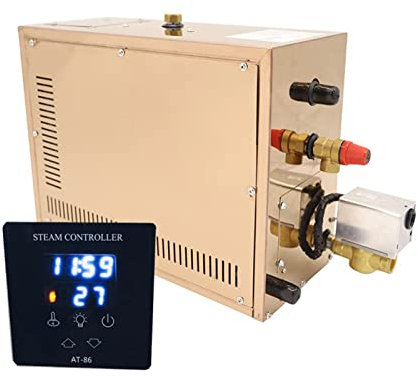 Vaporizador de Sauna, 1 5kw Sistema de ducha de generador de vapor automático de la máquina de equipos de sauna de vapor for perder peso y spa for carrocería