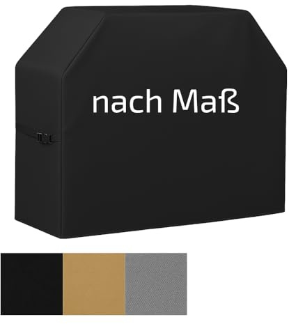 Granori Abdeckung nach Maß | Abdeckhaube / Abdeckplane / Schutzhülle Maßanfertigung für z.B. Grill | Unicovr – Made in EU | Wasserdicht, mit optionalem Zubehör