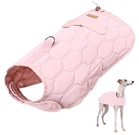 Gemütliche Hunde-Winterweste, reflektierende und verstellbare bequeme Haustierweste, warmer Wintermantel, dicke winddichte Kleidung, winddicht, reflektierend, mit Reißverschluss für kleine und