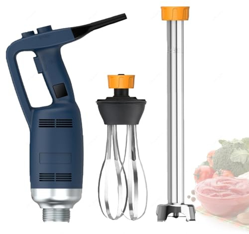 DPLXQPP Mixeur Plongeant 2-en-1 Professionnel avec Fouet,Robot Multifonction Puissant pour Pâtisserie,Coulis,émulsionner Et Réduire en Purée,Facile à Nettoyer 500W-50cm