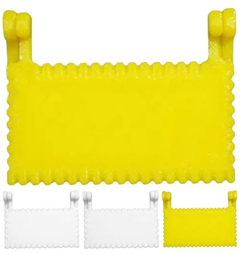Edge Sewing Tool, 3 mm/4 mm Seam Guide Ruler - Accessories for Fabric Trousers Home Textiles Clothing Finger Blanket Dresses