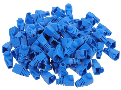 DOITOOL 100pièces Capuchon de Protection pour Connecteur Lot de Plastique pour Câbles Réseau Protection la Poussière Chocs
