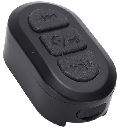 Annadue Télécommande de Téléphone de Cyclisme, Contrôleur Multimédia Bluetooth pour Vélo avec Batterie de 300 MAh, Appairage Facile, Fonctionnement sans Fil, Contrôle Pratique