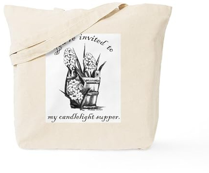 CafePress Tote Bag Natural Canvas Tote Bag, Reusable Shopping Bag