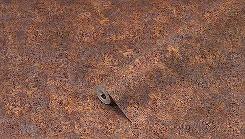 d-c-fix papel pintado de pared Piedra oxidada - paneles 3D 67,5 cm x 4 m | lavable y impermeable - vinilo decorativo mural revestimiento pegatinas PVC - para cocina, baño, salon, dormitorio