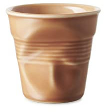 Revol - Gobelet froissé Terre de Sienne 8cl, (656076)