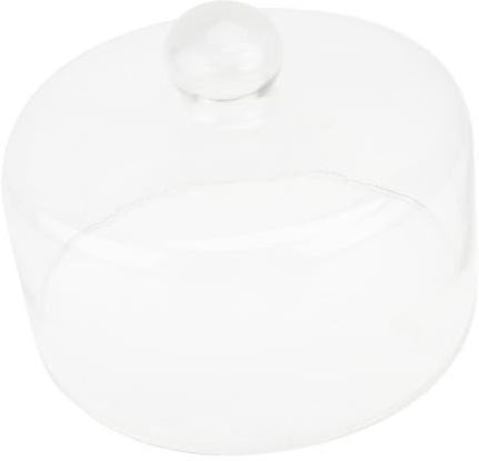 Cabilock Eleganter 1-teiliger Tortenständer Aus Glas Kuppelabdeckung Für Snack-konservierung Lebensmitteldeckel