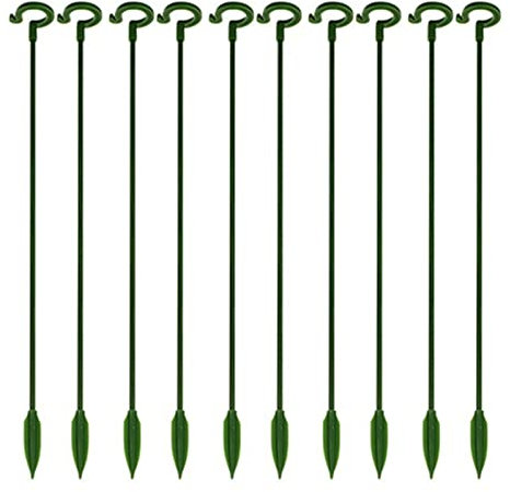 VALINK Sträucher-Halter, Stäbe, Garten, Einzelstiel-Stützpfahl, Amaryllis, Pflanzenkäfig, Stützringe für Blumen, Tomaten, Pfingstrose, Lilie, Rose, Blumenstiel