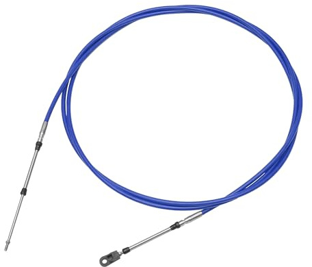 QUARKZMAN 13FT 33C Gas- Und Schaltzug Für Boot Für Yamaha 1 Stück | Edelstahl, Gummi, Gewindegröße M5x0,8