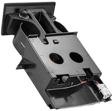 Ronyme 7H285860171N Getränkehalter, Aschenbecher, Becher, Münzhalter, schwarz, Ersatzteile, ersetzt Autozubehör, Premium-Getränkehalter für die Frontkonsole