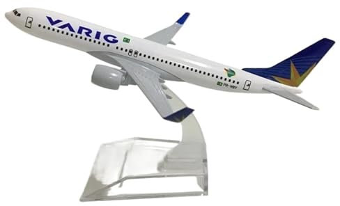 ZOUSANG Decorate Airplane 16cm for Chile TAM Plane Model Boeing 777 Diecast Metal Airplanes 1:400 Simulation Scale Aircraft for Collection or Gift (Size : Brazil VARIG B737)