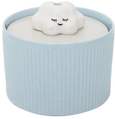 Fuente de cerámica para mascotas, dispensador automático de agua para gatos de 1,2 L, fuente de agua silenciosa para perros, fuente para mascotas, dispensador de agua para gatos pequeños y gatos
